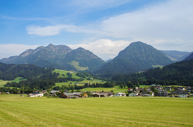 Sommerpanorama mit Blick auf den Spielberg